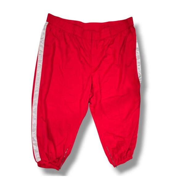 Future Collective Kalhana Barfield Brown Women's Plus Size red track pants 4x - Picture 1 of 13